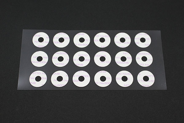 両面テープ ドーナツ型 外径21mm×内径5mm 18個×4シート入り（5000NS）