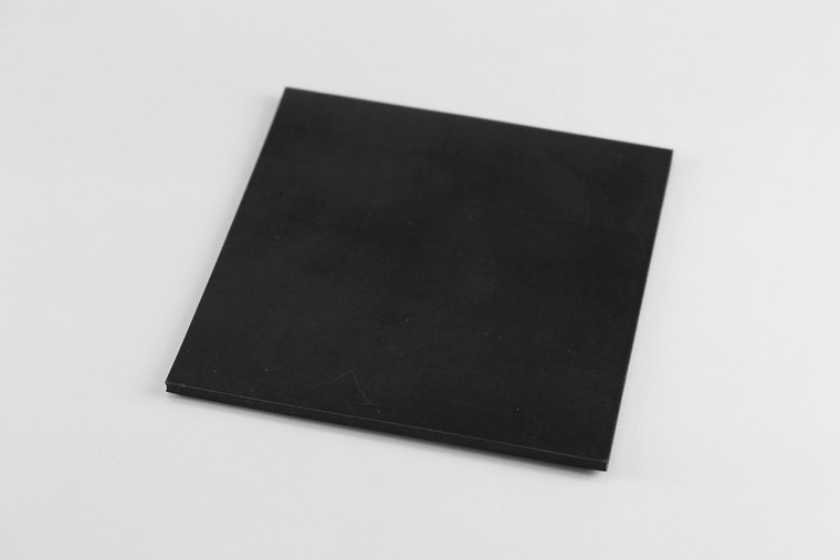 NRシート（天然ゴムシート） 黒 A4サイズ(210mm×297mm) 【厚み0.5mm～100mmまで指定可能】