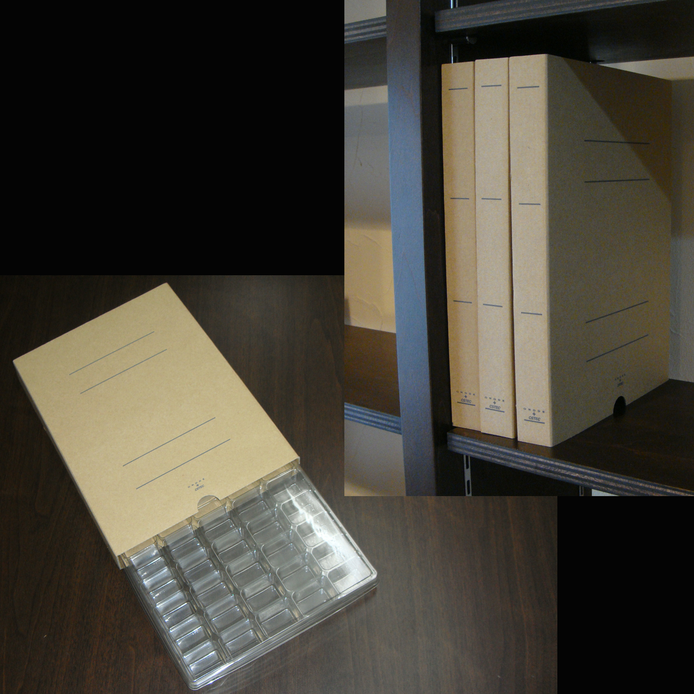 コレクションケース（50マス） T-001-50 | 工業用・仕切りトレー